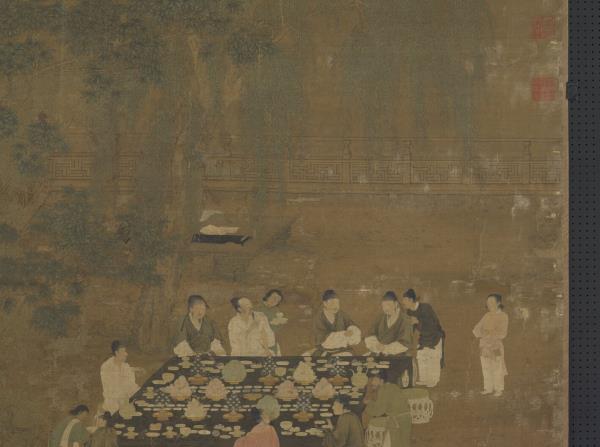 宋徽宗文會圖　軸