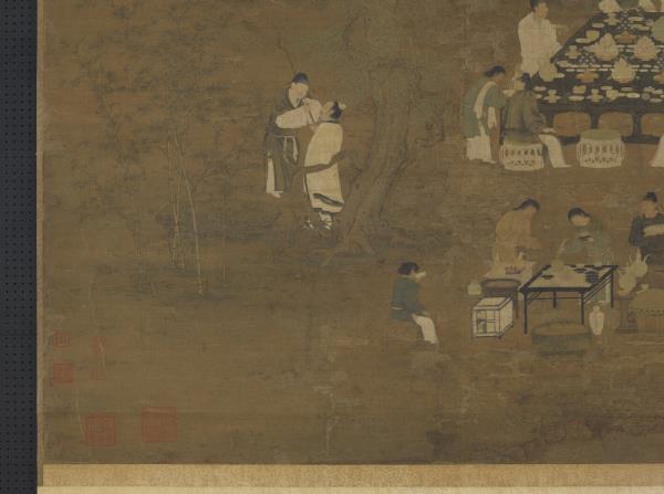 宋徽宗文會圖　軸