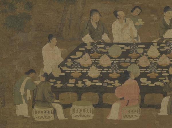 宋徽宗文會圖　軸