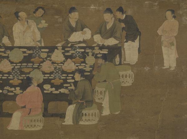 宋徽宗文會圖　軸