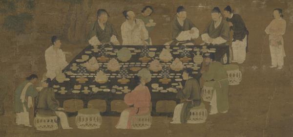 宋徽宗文會圖　軸