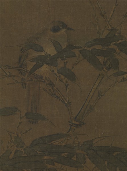 宋人翠竹翎毛　軸