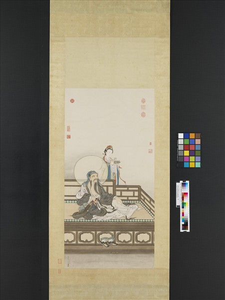 清姚文瀚臨宋人維摩像　軸