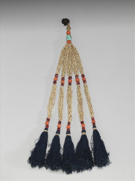 珊瑚松石米珠穗