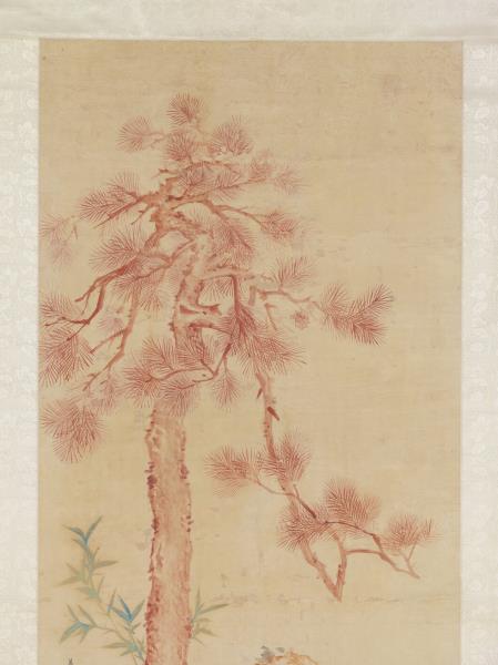 清徐揚赤松黃石二仙圖　軸