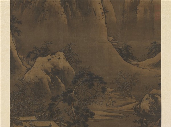 宋馬遠畫雪景　軸