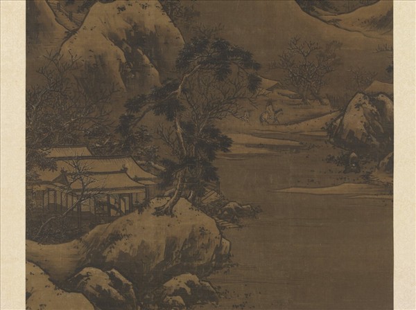 宋馬遠畫雪景　軸