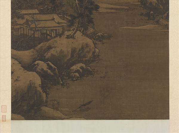 宋馬遠畫雪景　軸