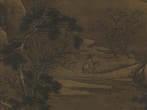 宋馬遠畫雪景　軸