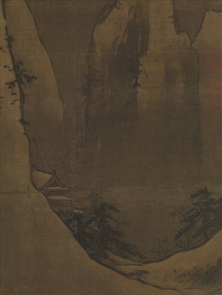 宋馬遠畫雪景　軸