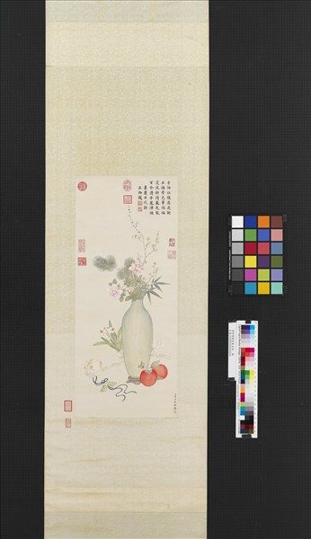 清綿億繪宜春呈瑞　軸