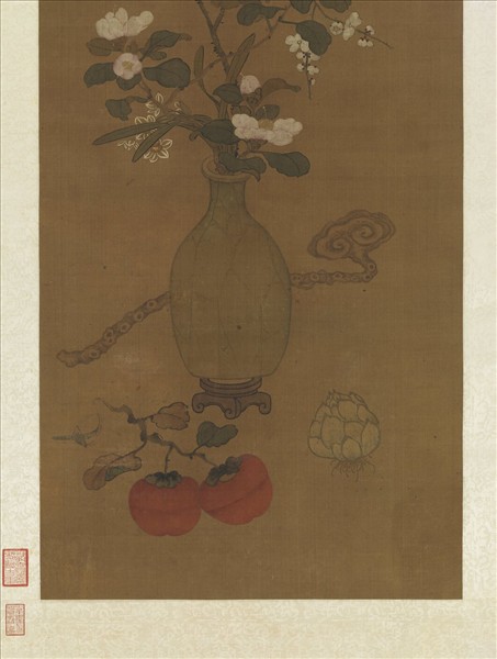 清吳璋百事如意　軸