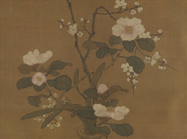 清吳璋百事如意　軸