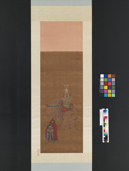 無款貢象圖　軸