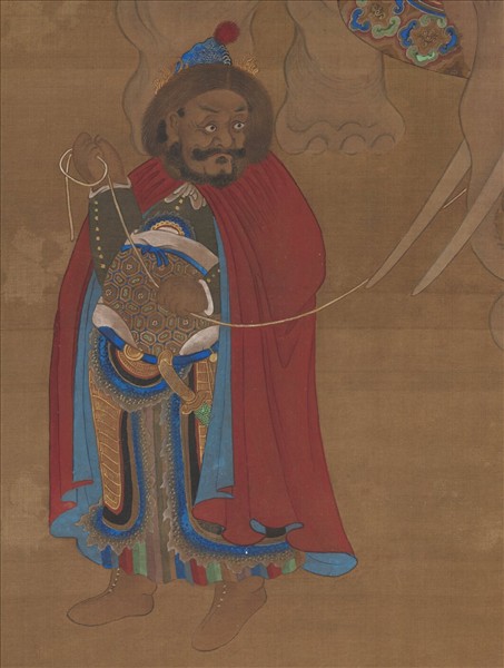 無款貢象圖　軸