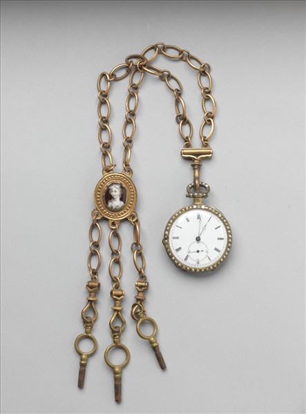 西洋畫琺瑯懷錶