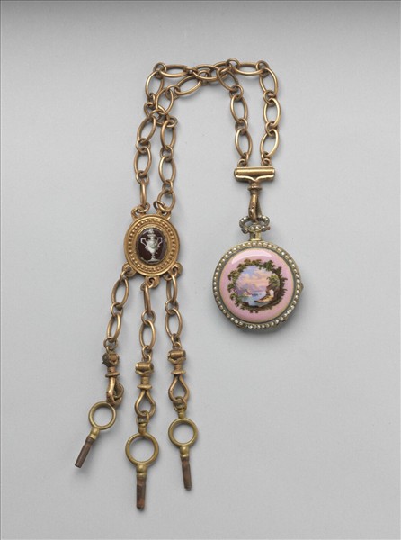 西洋畫琺瑯懷錶