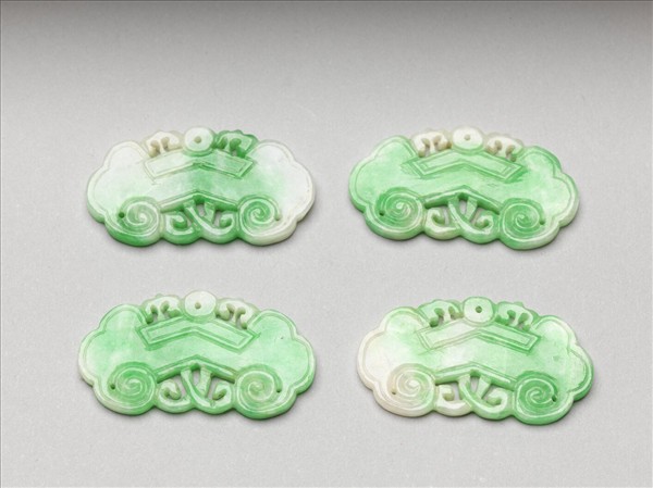 翠玉如意形挑牌