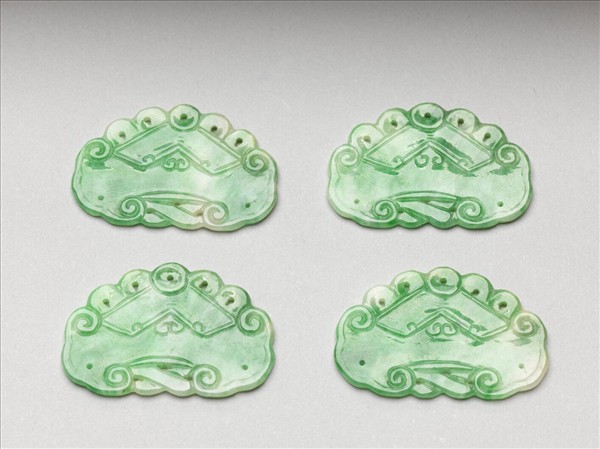 翠玉如意形挑牌