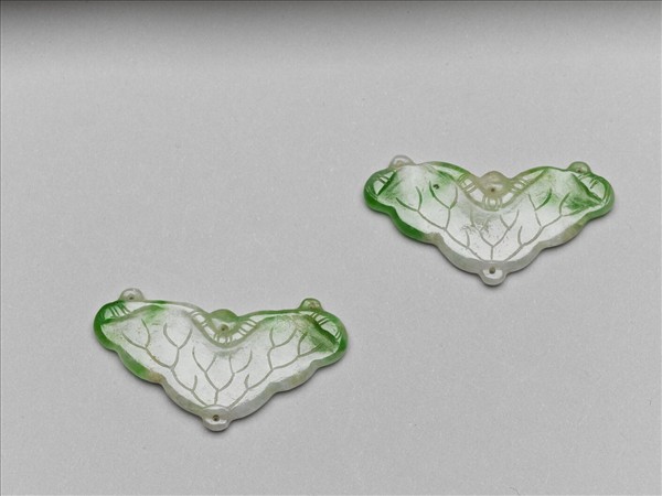 翠玉荷葉形挑牌