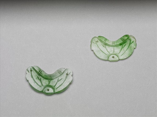 翠玉荷葉形挑牌