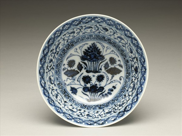 青花蓮塘紋碗
