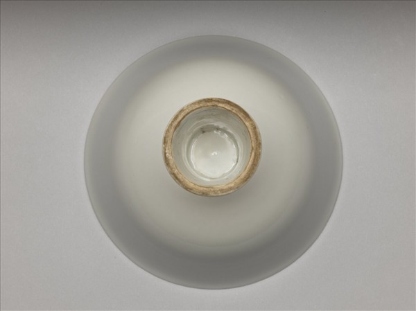 甜白雙龍紋高足杯