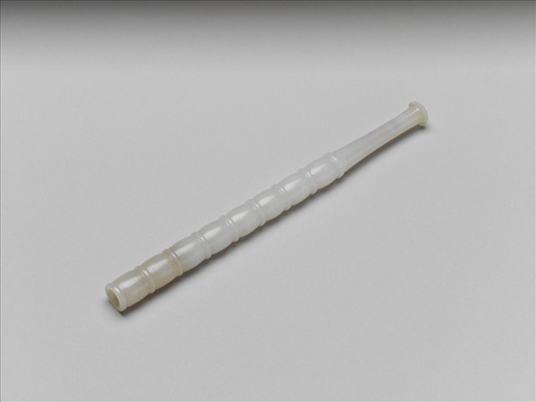 玉雕竹節紋煙嘴