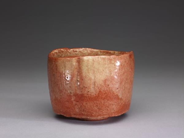 日本 江戶時代 赤茶碗 樂家六代左入作