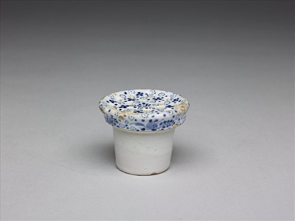 日本明治時代煎茶提籃茶器組-青花杯- 故宮