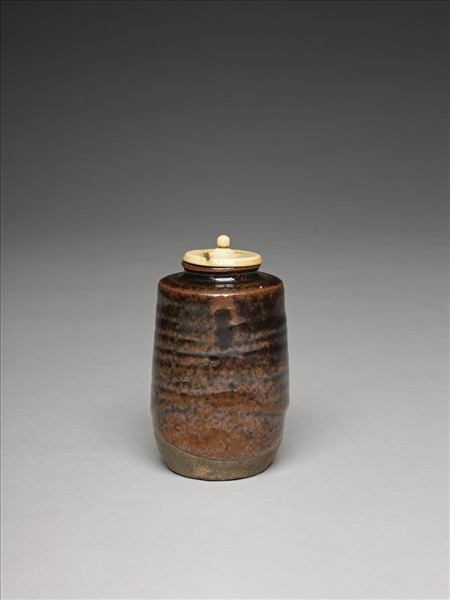 日本明治時代煎茶提籃茶器組藤墊- 故宮