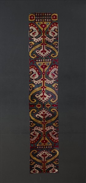 烏茲別克 絲絨伊卡長條布幅
