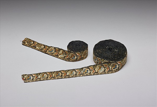 印度或中國 刺繡紗麗邊飾