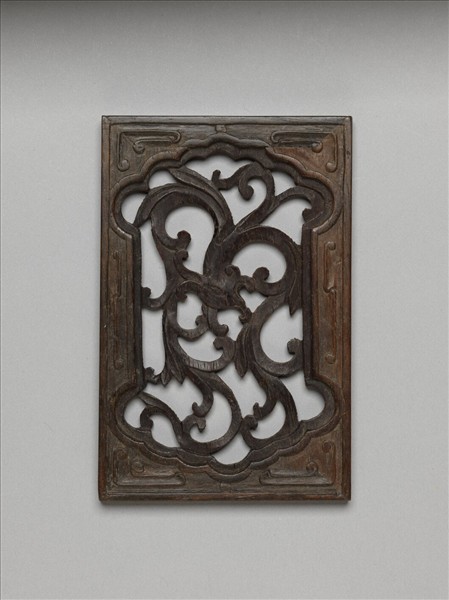 鍍金鑲松石齋戒牌