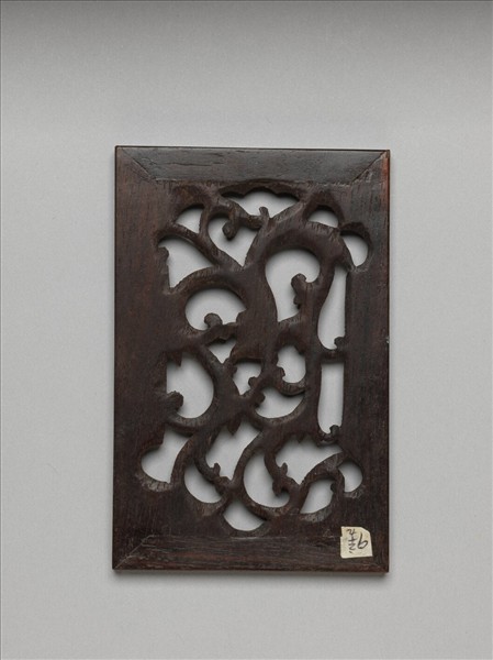 鍍金鑲松石齋戒牌