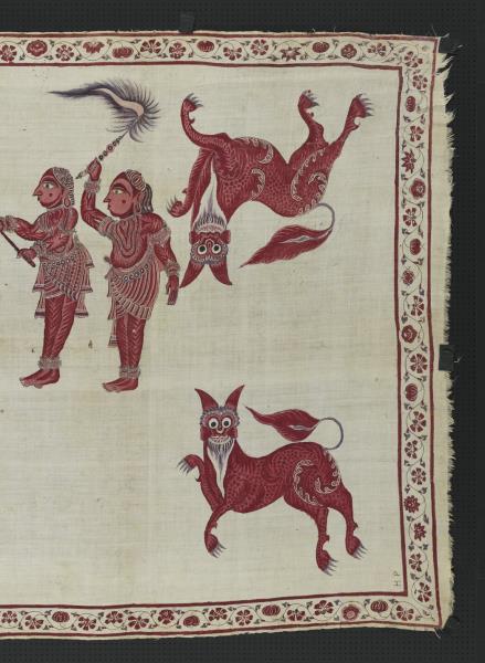 印度 外銷斯里蘭卡繪染掛飾