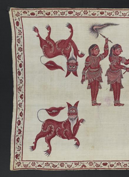 印度 外銷斯里蘭卡繪染掛飾