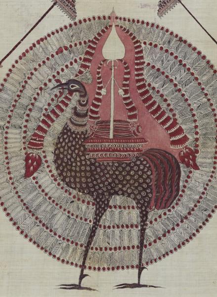 印度 外銷斯里蘭卡繪染掛飾