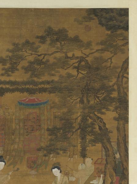 宋李嵩觀燈圖　軸