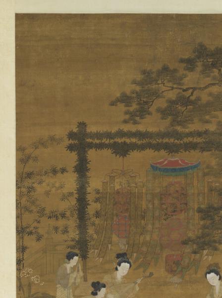 宋李嵩觀燈圖　軸