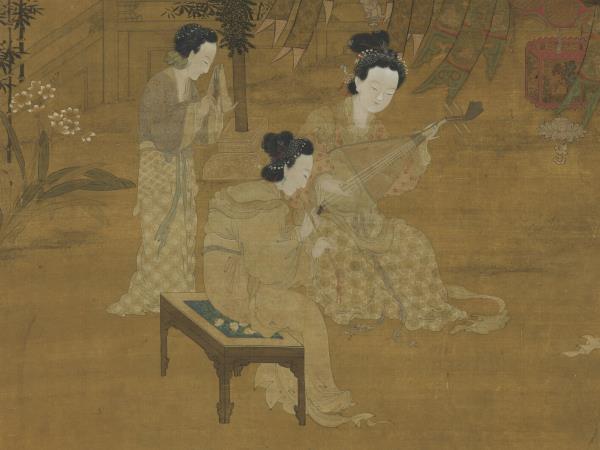 宋李嵩觀燈圖　軸