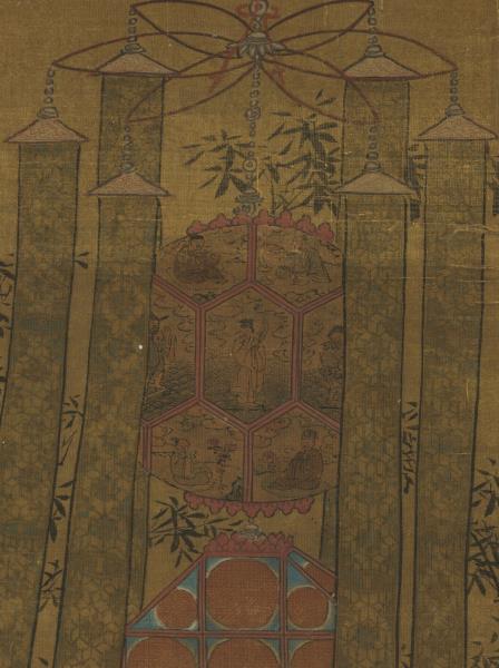 宋李嵩觀燈圖　軸