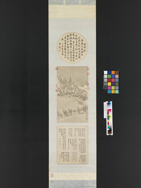 清董邦達斷橋殘雪御題　軸