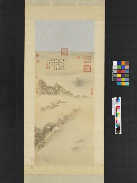 清董邦達平湖秋月　軸