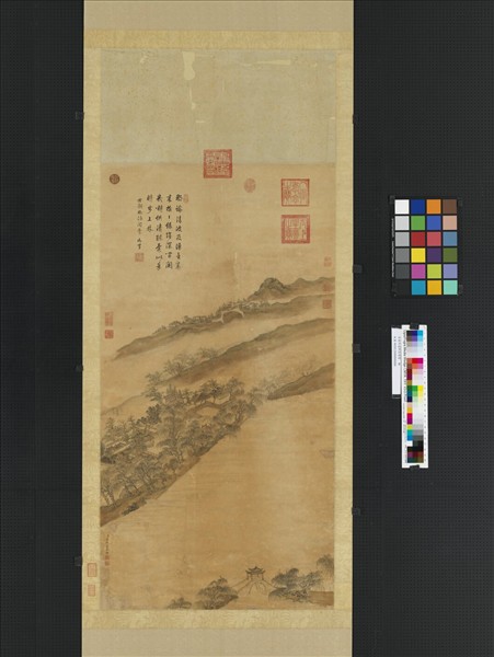 清董邦達柳浪聞鶯　軸