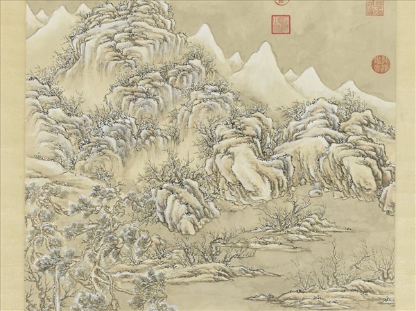 清董邦達灞橋覓句　軸