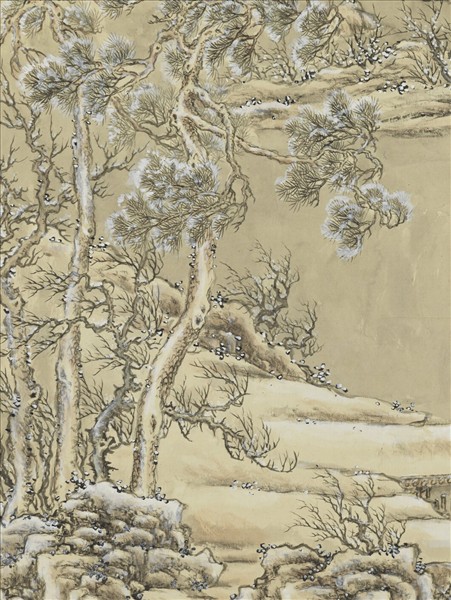 清董邦達灞橋覓句　軸