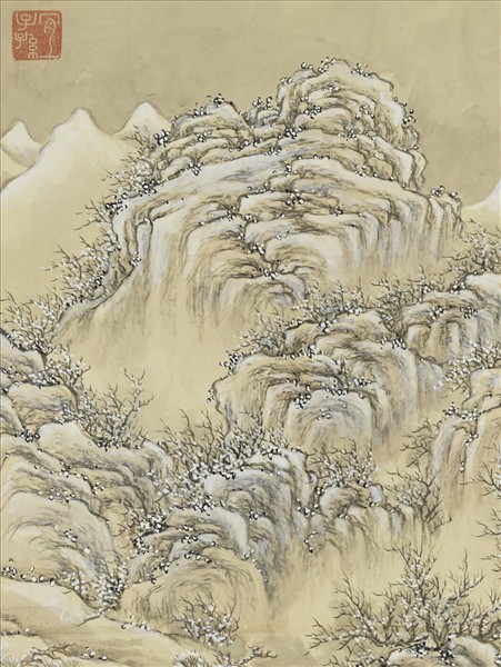 清董邦達灞橋覓句　軸