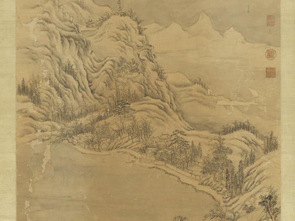 清董邦達斷橋殘雪　軸