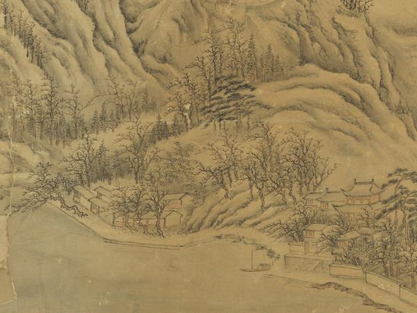 清董邦達斷橋殘雪　軸